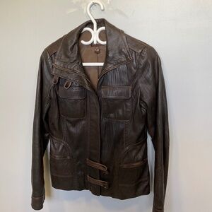 Ladies leather jacket